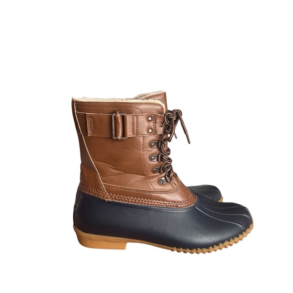 JBU duck boots, navy blue size W9.5 - Picture 3 of 5